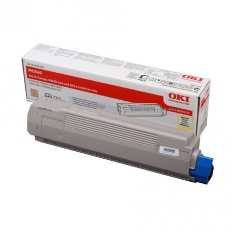 Toner Original OKI 44059209 Amarillo - 44059209 [PAG-10000]