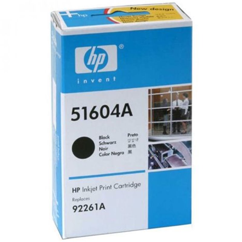 Cartucho Original HP 51604A Negro - 51604A [ML-3][PAG-750000]