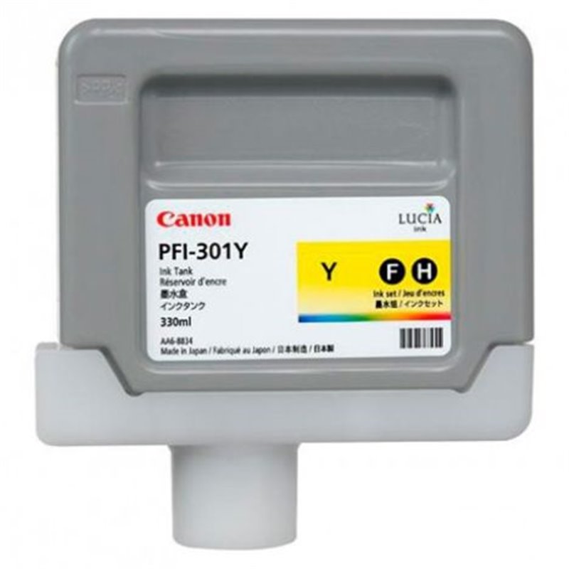 Cartucho Original CANON PFI-301 Amarillo - PFI301Y [ML-330]
