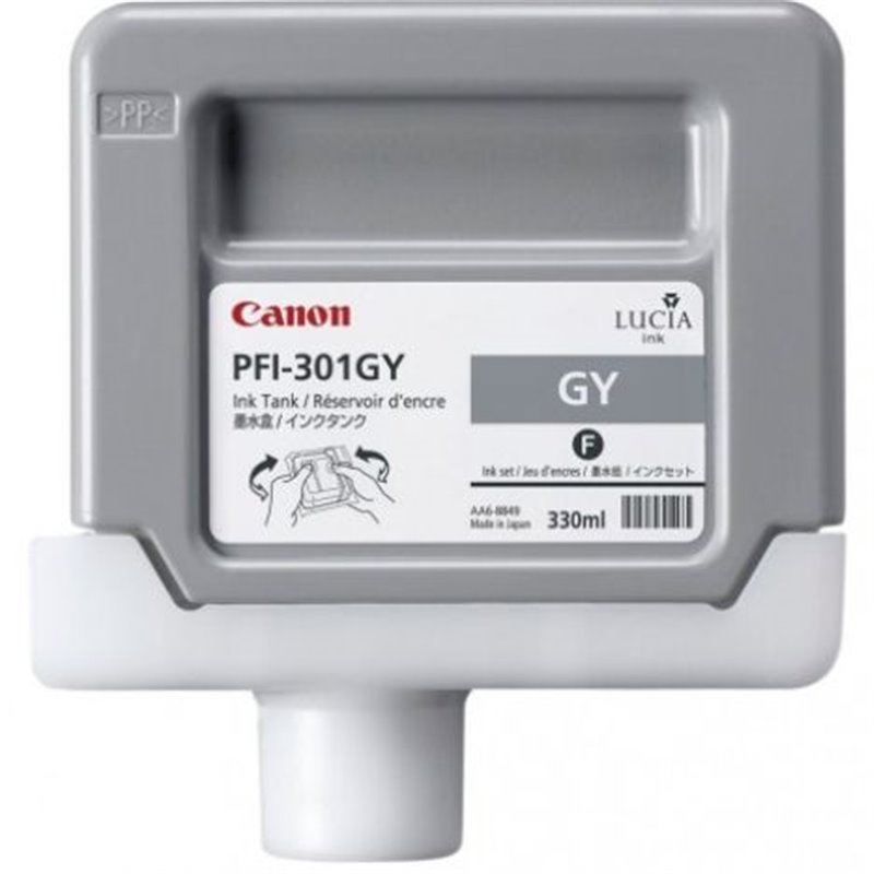 Cartucho Original CANON PFI-301 Gris - PFI301GY [ML-330]