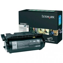 Toner Original LEXMARK 12A7465 Negro - 12A7465 [PAG-32000]