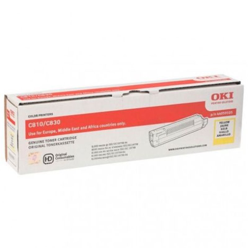 Toner Original OKI 44059105 Amarillo - 44059105 [PAG-8000]