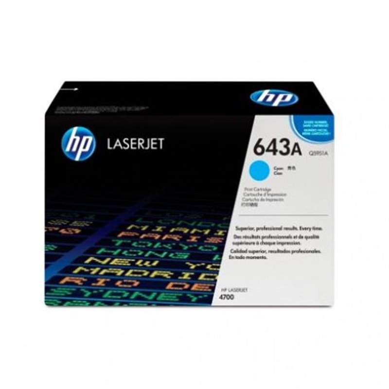 Toner Original HP 643A Cyan - Q5951A [PAG-10000]