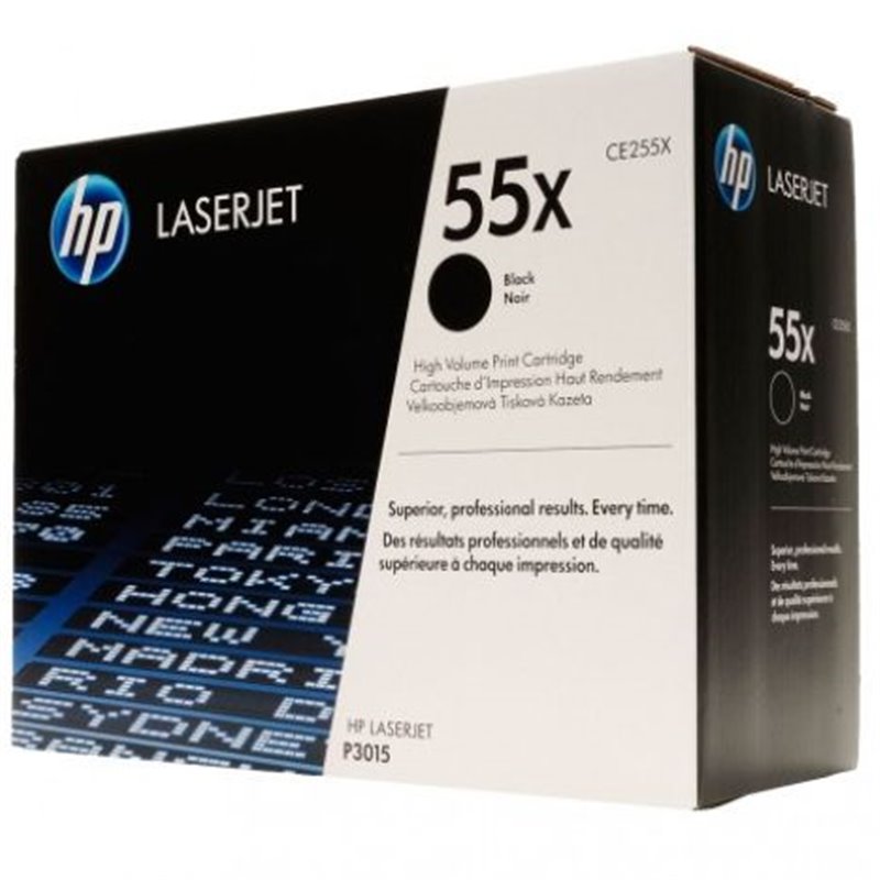 Toner Original HP 55X Negro - CE255X [PAG-12500]