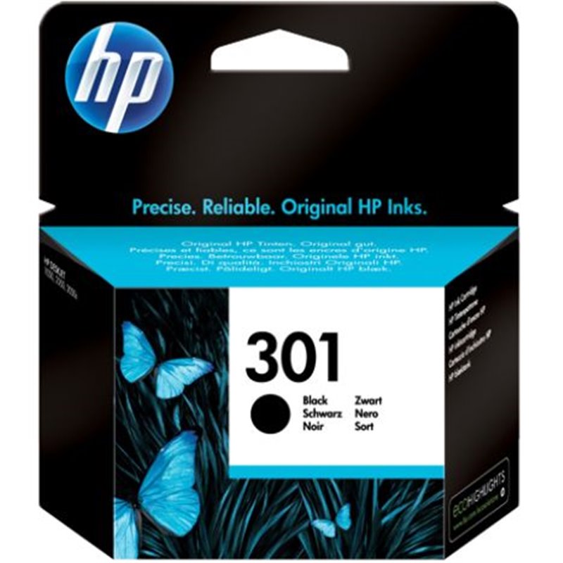 Cartucho Original HP 301 Negro - CH561EE [ML-3][PAG-190]