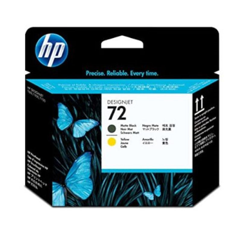Cabezal HP 72 Negro Mate + Amarillo - C9384A [ML-175]