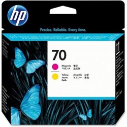 Cabezal Original HP 70 Magenta + Amarillo - C9406A