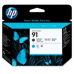 Cabezal HP 91 Cian + Negro - C9460A [ML-24]