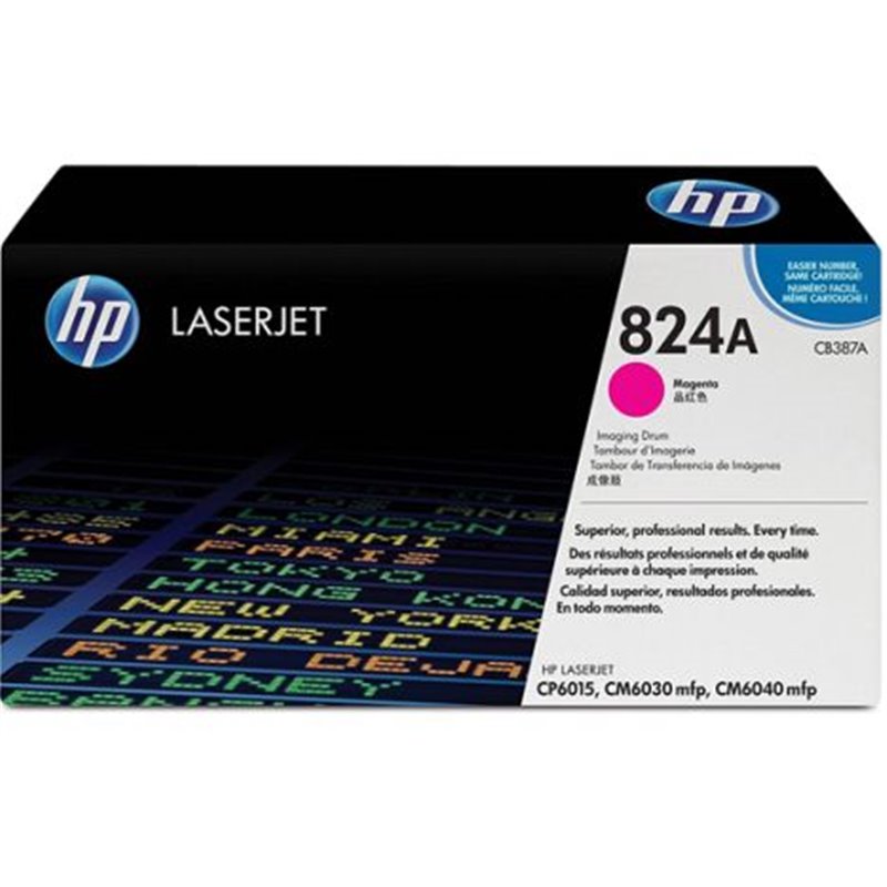 ORIGINAL HP 824A TAMBOR LASER MAGENTA LASERJET COLOR/CP6015/CM6030/CM6040/CM6049F MFP [PAG-35000]