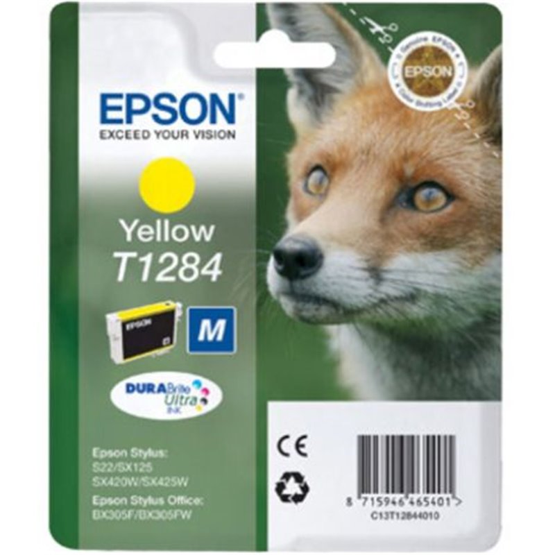 Cartucho Original EPSON T1284 Amarillo - C13T12844010 [ML-5][PAG-260]