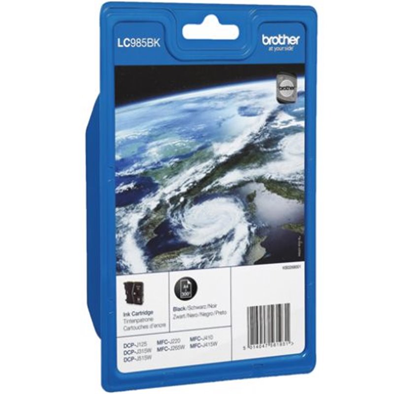 Cartucho Original BROTHER LC985 Negro - LC985BK [ML-30][PAG-300]