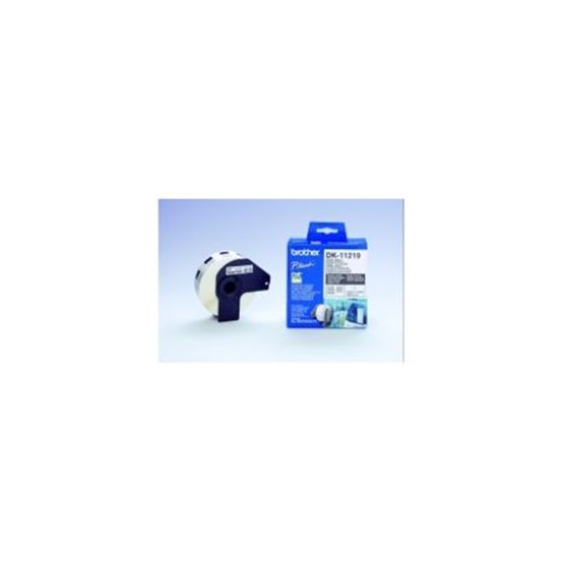 Etiqueta Precortada Original BROTHER 12 mm 1200 unidades - DK11219