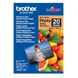Papel Térmico Original BROTHER Glossy 10x15 20 Hojas - BP71GP20