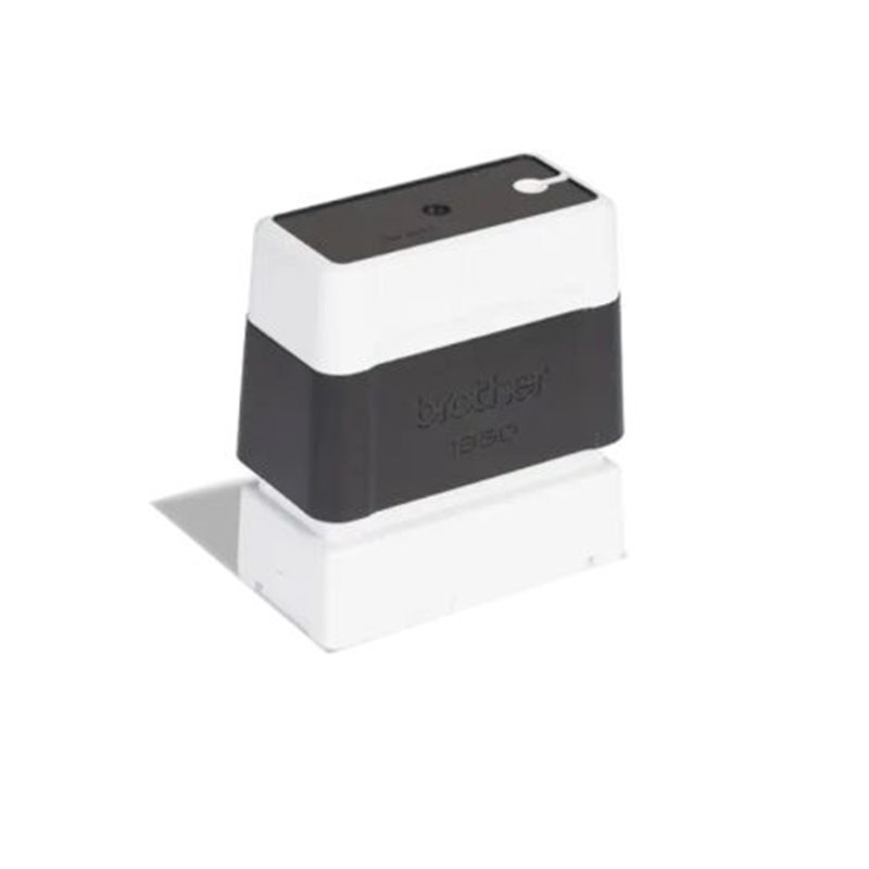 Pack 6 Sellos Original BROTHER 18 x 50 mm Negro - PR1850B6P