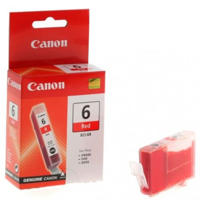 Cartucho Original CANON BCI-6 Rojo - BCI6R [ML-13][PAG-390]