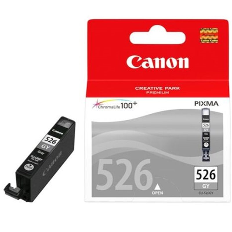 Cartucho Original CANON CLI526 Gris - CLI526GY [ML-9][PAG-450]