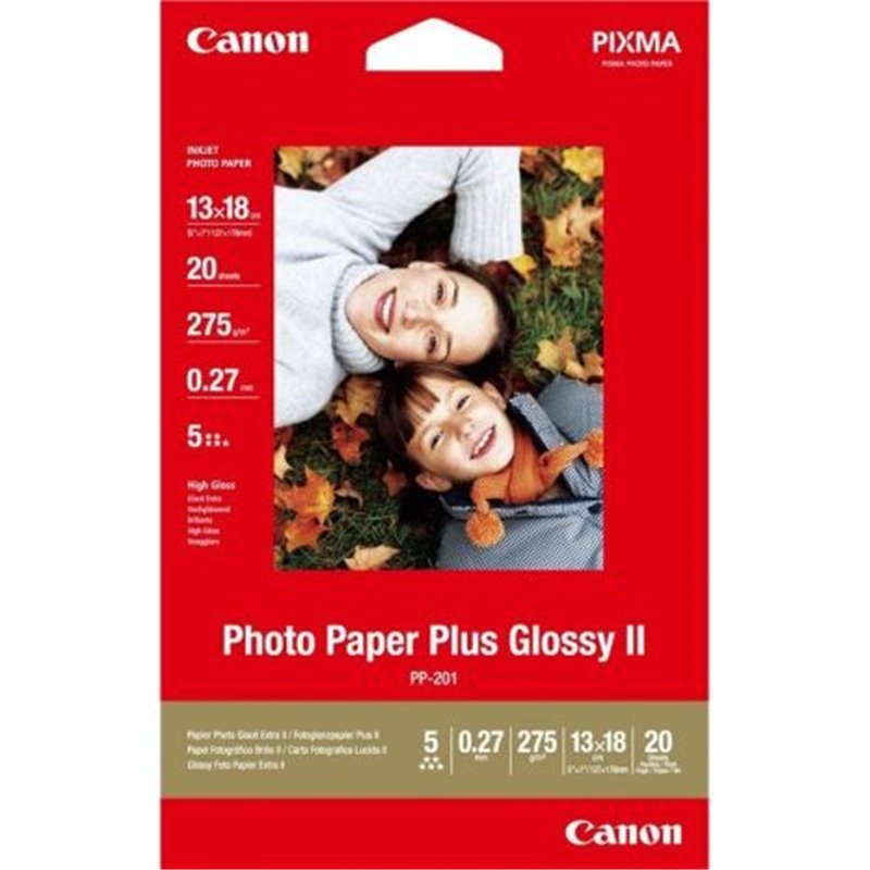 Papel Fotográfico Original CANON Plus 13 x 18 cm 20 Hojas - 2311B018