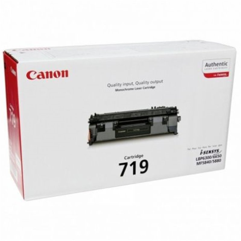 Toner Original CANON 719 Negro - CRG719BK [PAG-2100]
