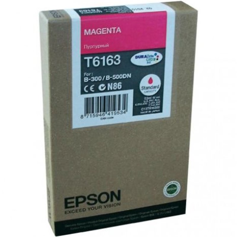 Cartucho Original EPSON T6163 Magenta - C13T616300 [ML-53][PAG-3500]
