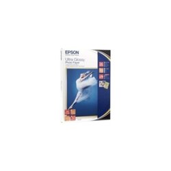 Papel Fotográfico Original EPSON Glossy Ultra 10 x 15 300 gr 20 Hojas - C13S041926