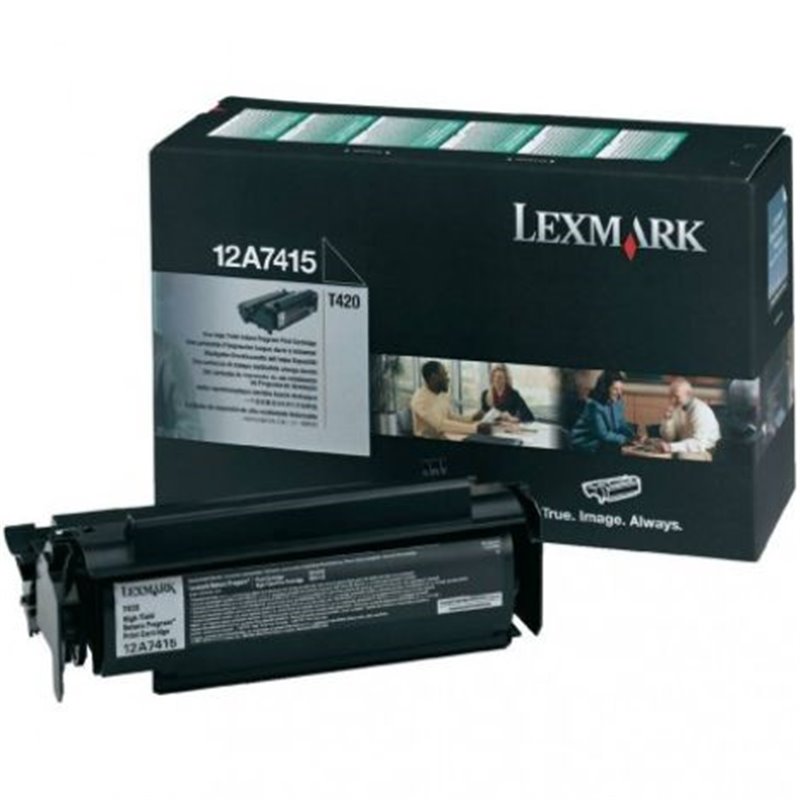Toner Original LEXMARK 12A7415 Negro - 12A7415 [PAG-10000]