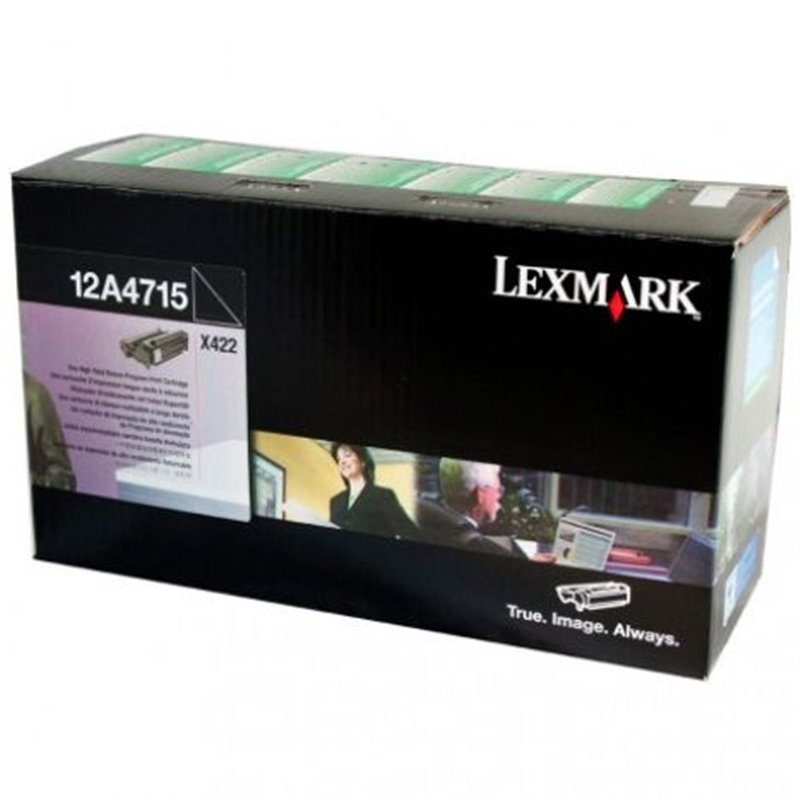 Toner Original LEXMARK 12A4715 Negro - 12A4715 [PAG-12000]