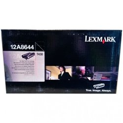 Toner Original LEXMARK 12A8644 Negro - 12A8644 [PAG-12000]