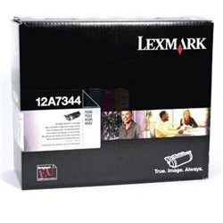 Toner Original LEXMARK 12A7344 Negro - 12A7344 [PAG-20000]