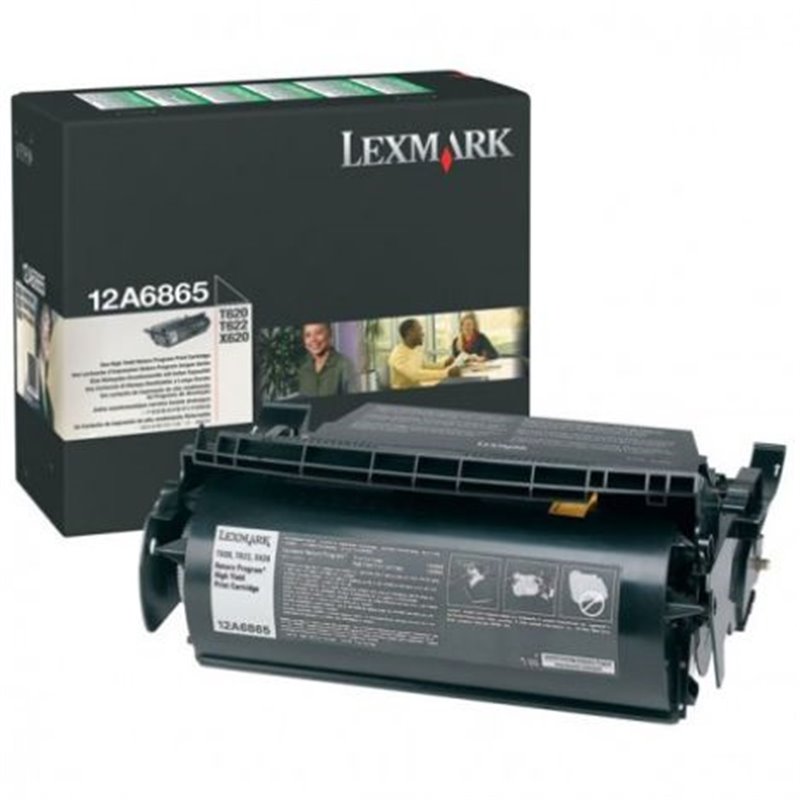 Toner Original LEXMARK 12A6865 Negro - 12A6865 [PAG-30000]