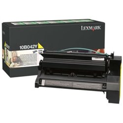 Toner Original LEXMARK 10B042 Amarillo - 10B042Y [PAG-15000]