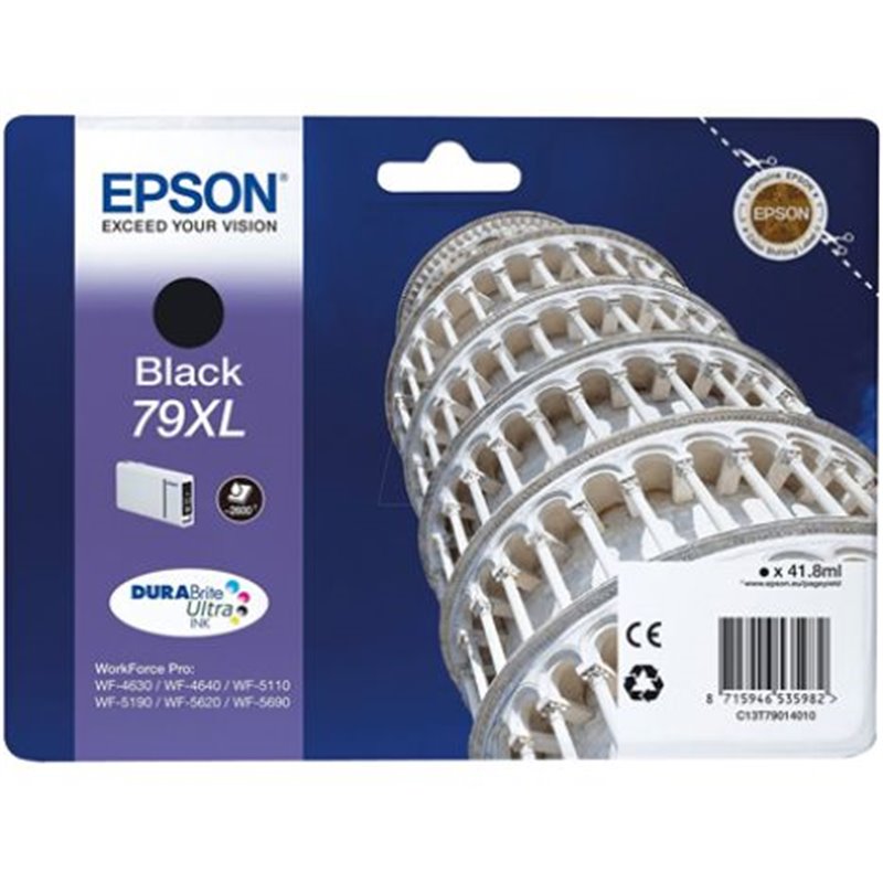 Cartucho Original EPSON 79XL Negro - C13T79014010 [ML-48.1][PAG-2600]