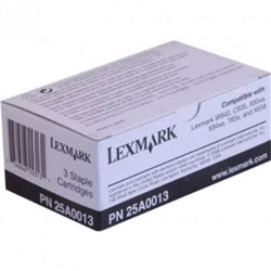 Grapas Originales LEXMARK 3 x 5000 unidades - 25A0013