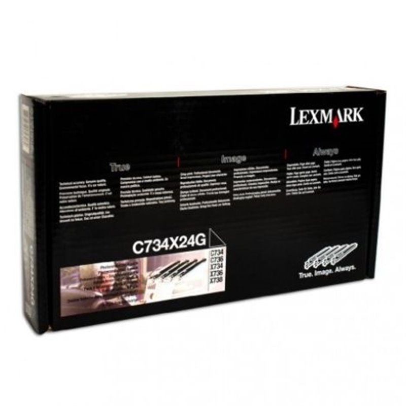 ORIGINAL LEXMARK TAMBOR LASER COLOR PACK 4 C/734/734DN/734DTN/734DW/734N/736/736DN/736DTN/736N X/734/734DE/736/736DE/738/738DE/7