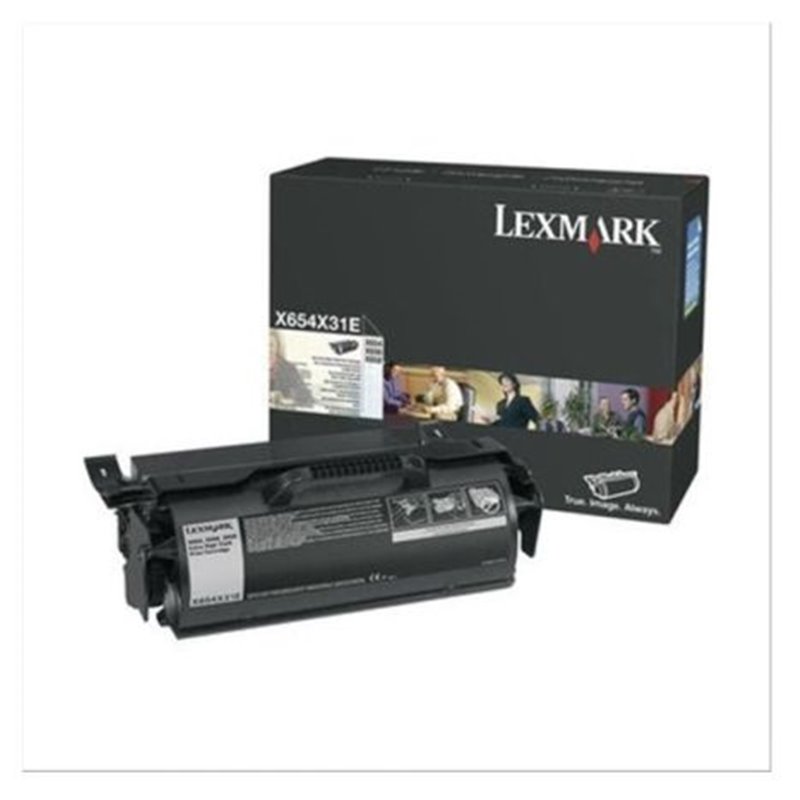 Toner Original LEXMARK X654 Negro - X654X31E [PAG-36000]