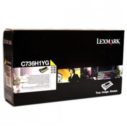 Toner Original LEXMARK C736 Amarillo - C736H1YG [PAG-10000]