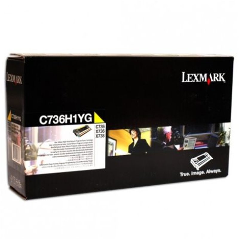 Toner Original LEXMARK C736 Amarillo - C736H1YG [PAG-10000]