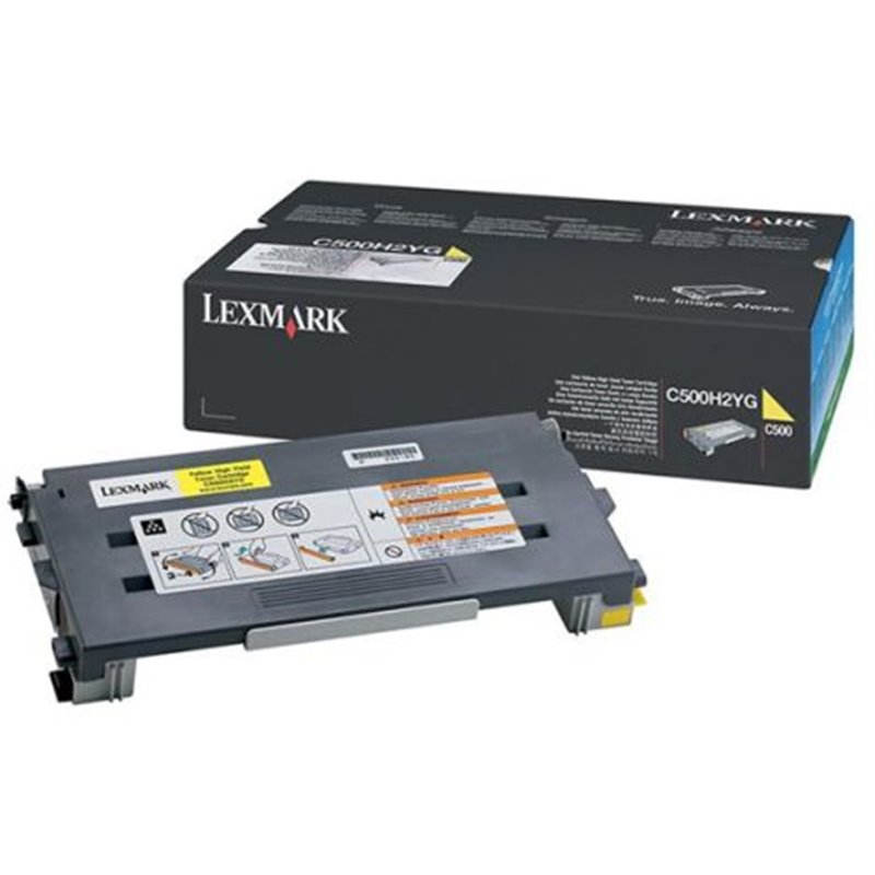 Toner Original LEXMARK C500H Amarillo - C500H2YG [PAG-3000]