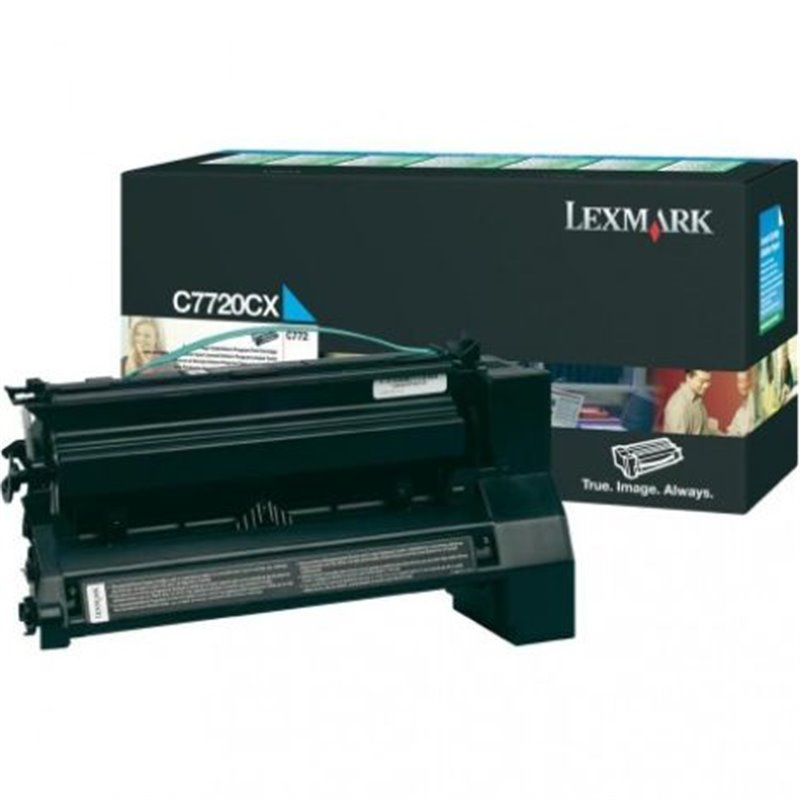Toner Original LEXMARK C7720 Cyan - C7720CX [PAG-15000]