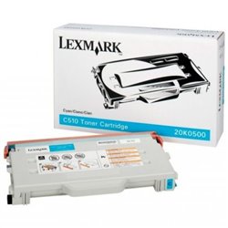 Toner Original LEXMARK 20K0500 Cyan - 20K0500 [PAG-3200]