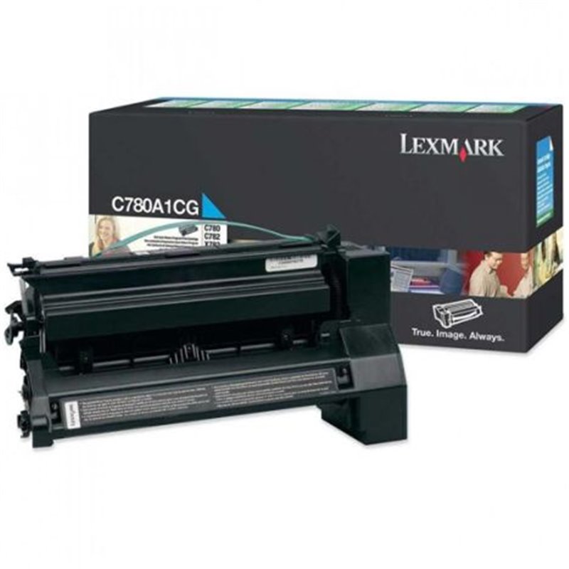Toner Original LEXMARK C780A1 Cyan - C780A1CG [PAG-6000]