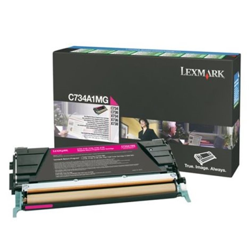 Toner Original LEXMARK C734 Magenta - C734A1MG [PAG-6000]