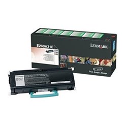 Toner Original LEXMARK E260 Negro - E260A31E [PAG-3500]