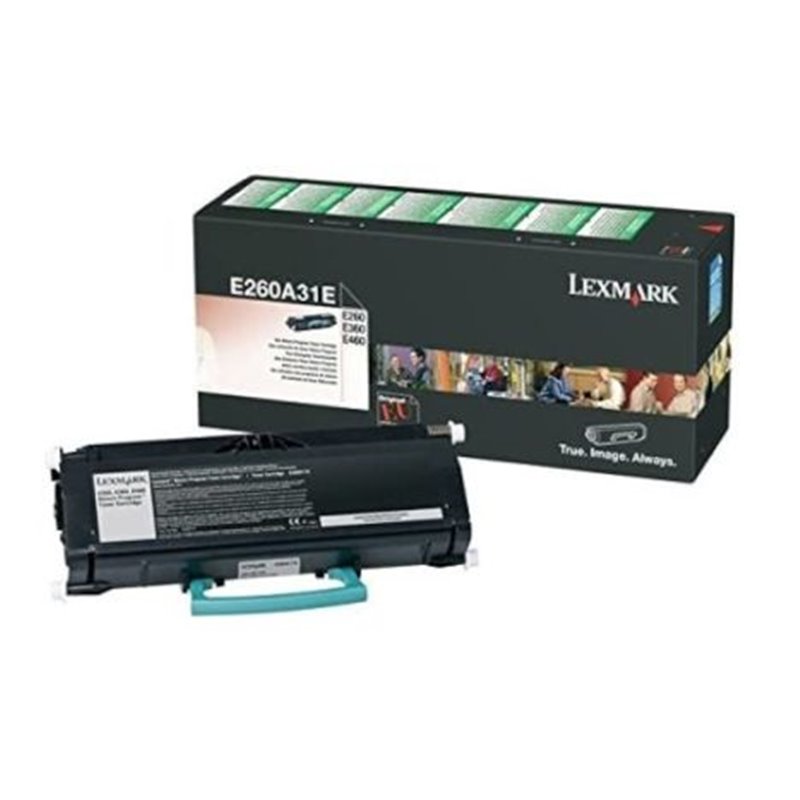 Toner Original LEXMARK E260 Negro - E260A31E [PAG-3500]