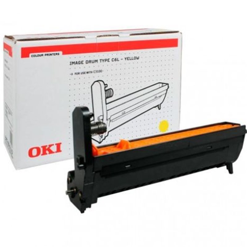ORIGINAL OKI TAMBOR LASER AMARILLO TYPEC6L C/3100 [PAG-14000]