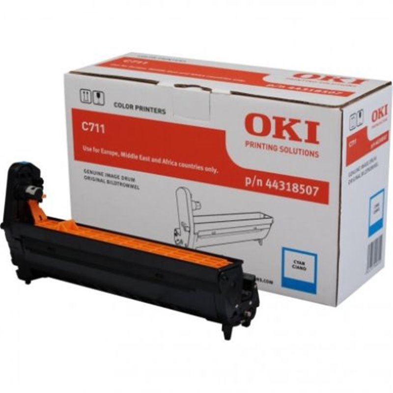 ORIGINAL OKI TAMBOR LASER CIAN EP-CART C711 C/711 [PAG-20000]