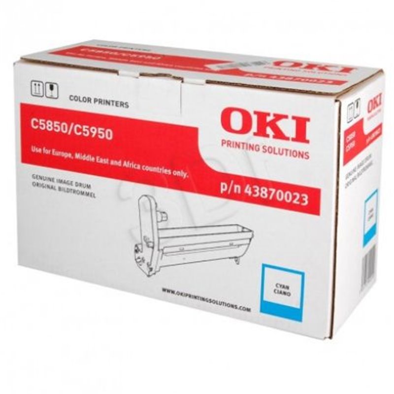 ORIGINAL OKI TAMBOR LASER CIAN TIPO C11 C/5850/5950 MC/560N/560DN [PAG-20000]