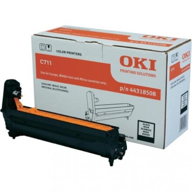 ORIGINAL OKI TAMBOR LASER NEGRO EP-CART C711 C/711 [PAG-20000]
