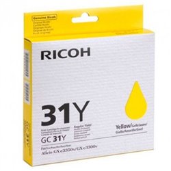Cartucho Original RICOH GC31 Amarillo - 405691 [ML-28][PAG-1750]