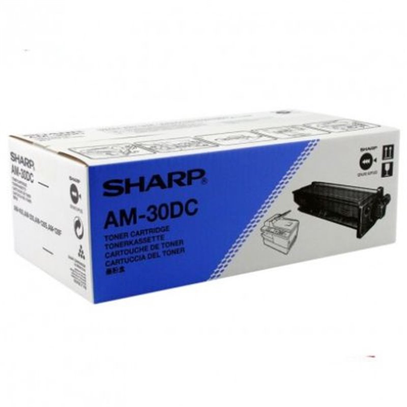 Toner Original SHARP AM-30DC Negro - AM30DC [PAG-3000]