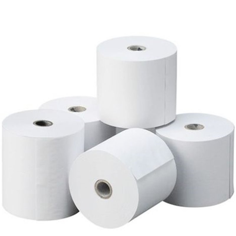Pack 4 Rollo Papel Térmico GENÉRICO 80x80x12 mm - 0063